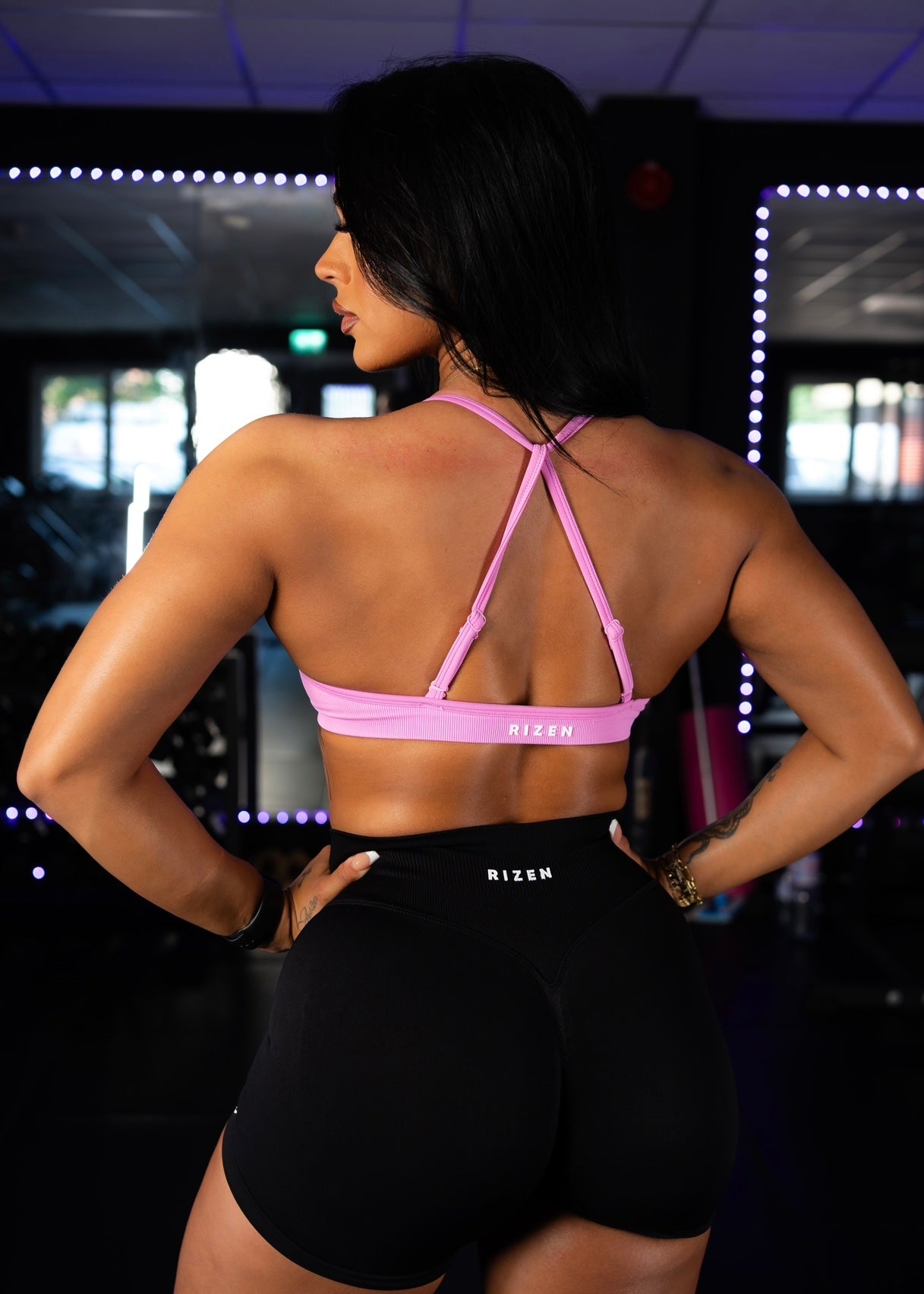 Core Sports Bra - Bloom
