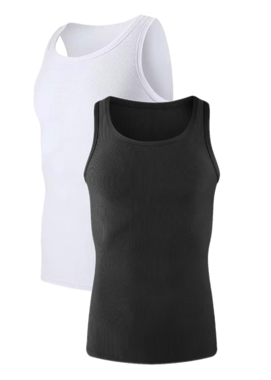 Ribbed Compression Tank (2pack)
